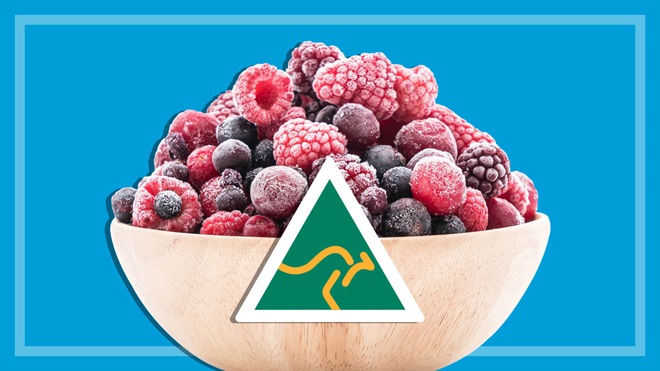 how choice won better country of origin labelling - frozen berries with a 'Made in Australia' logo